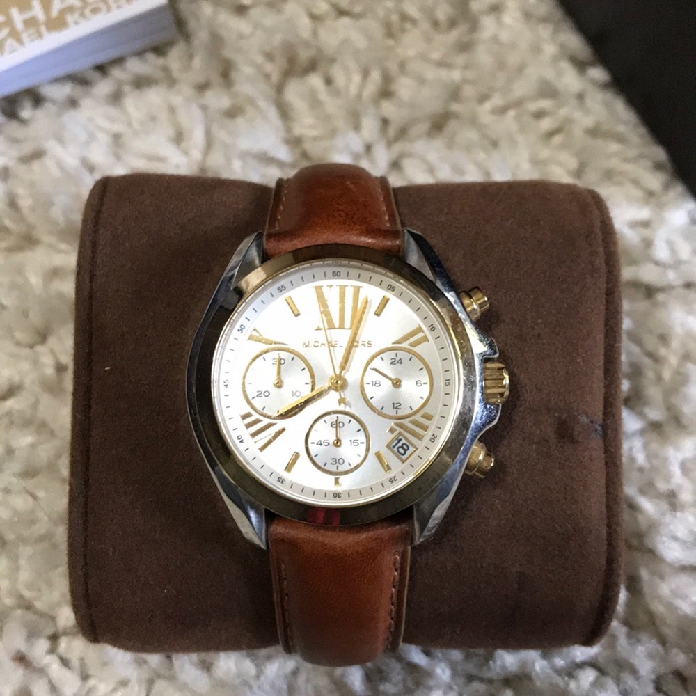 Michael kors leather watch